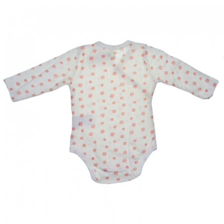 Body cu maneca lunga pentru fete Mini Junior BDY-5MJ, Alb [3]