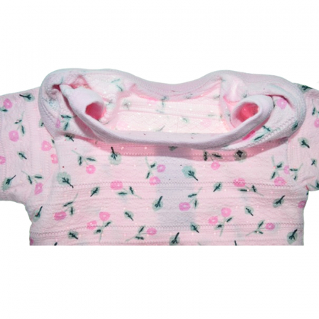Body cu maneca lunga pentru fete Mini Junior BDY-8MJ, Roz [1]