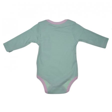 Body cu maneca lunga pentru fete Mini Junior BDY-MJ12, Verde [1]