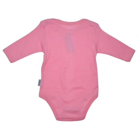 Body cu maneca lunga pentru fete Mini Junior BDY-MJ21, Roz [2]