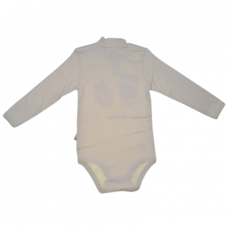 Body cu maneca lunga pentru copii Mini Junior BDY-MJ25, Crem [1]