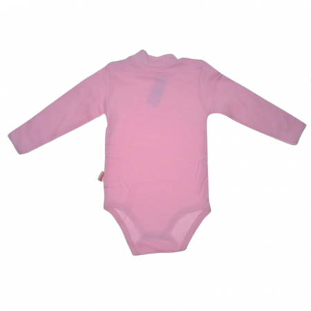 Body cu maneca lunga pentru fete Mini Junior BDY-MJ35, Roz [1]