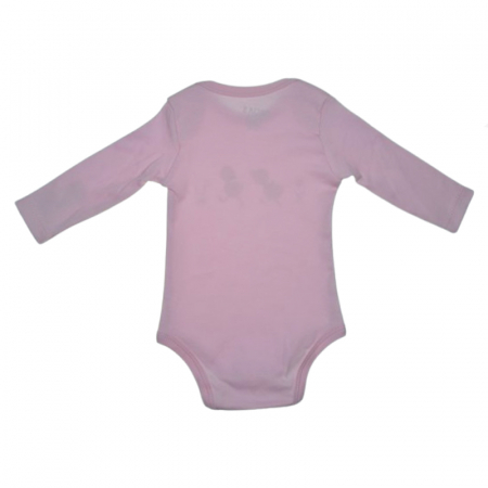 Body cu maneca lunga pentru fete Mini Junior BDY-MJ10, Roz [1]