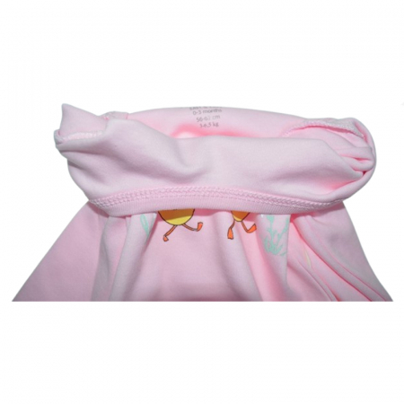 Body cu maneca lunga pentru fete Mini Junior BDY-MJ10, Roz [2]