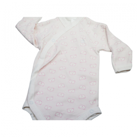 Body cu maneca lunga pentru fete Mini Junior CA52427-4, Alb [2]