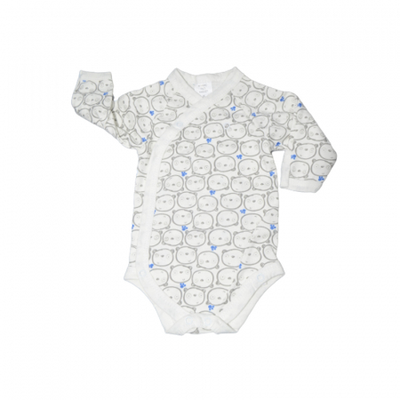 Body-uri baieti - Body cu maneca lunga pentru baieti Mini Junior CA52427-2, Alb
