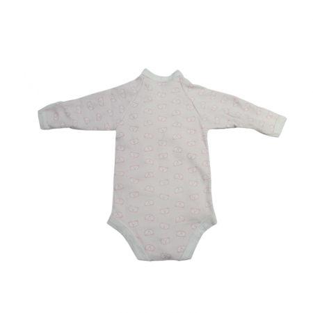 Body cu maneca lunga pentru fete Mini Junior CA52427-4, Alb [1]