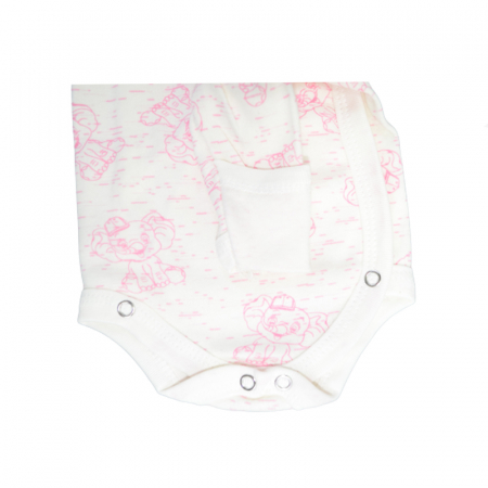 Body cu maneca lunga pentru fete Mini Junior CA52427-6, Alb [2]