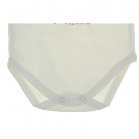 Body cu maneca lunga pentru fete Mini Junior MJ-26-74-cm, Crem [2]