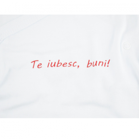 Body cu maneca lunga pentru fete Pifou Model 10 ML M10-ML8-50, Alb [2]