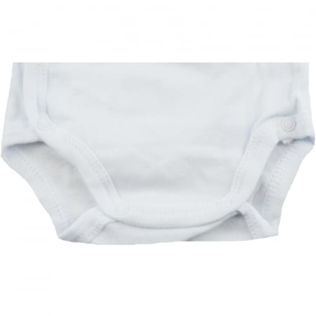 Body cu maneca lunga pentru fete Pifou Model 10 ML M10-ML9-50, Alb [1]