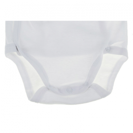Body cu maneca lunga pentru fete Pifou Model 10 ML10BMLFI2-AB-70-76-cm, Alb [2]