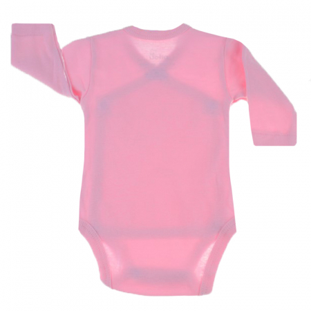 Body cu maneca lunga pentru fete Pifou Model 10 ML10RZ-50-54-cm, Roz [2]