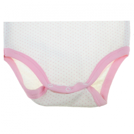 Body cu maneca lunga pentru fete Pifou Model 6 ML6RZ1-86-89-cm, Alb [1]