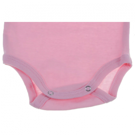 Body cu maneca lunga pentru fete Pifou Model 9 ML9-RZ-62-66-cm, Roz [2]