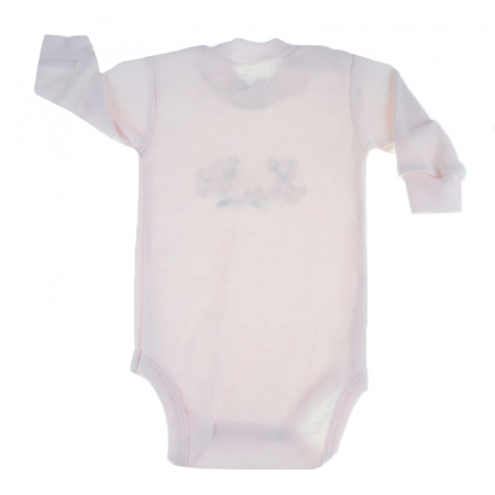 Body cu maneca lunga pentru fete Pifou Model 9 ML9RZ-60-64-cm, Roz [2]