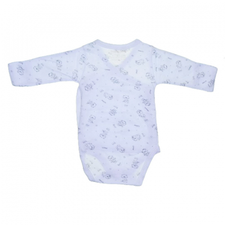 Body cu maneca lunga si manusi pentru bebelusi BabyToo BDYBT-7, Alb [1]