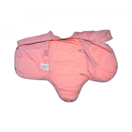 Body cu maneca lunga si manusi pentru fete Mini Junior, BDY-MJ-1C, Coral [3]