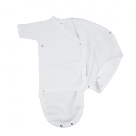 Body cu maneca scurta pentru baieti Mini Bimbi BB10-48, Alb [3]