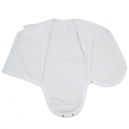 Body cu maneca scurta pentru baieti Mini Bimbi BB10-48, Alb [2]