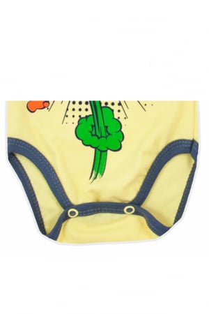 Body cu maneca scurta pentru baieti Koala BOOM 4020-1-68-cm, Galben [1]