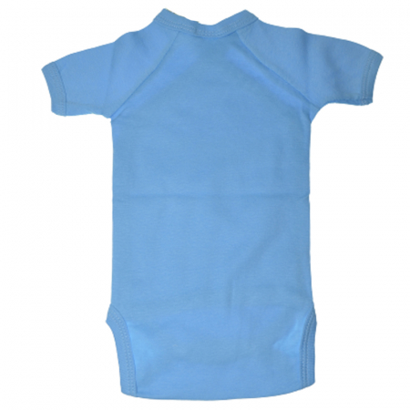 Body cu maneca scurta pentru baieti Mini Bimbi BE0214, Albastru [2]