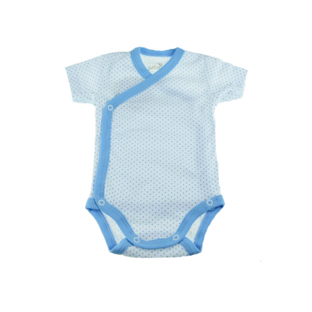 Body-uri baieti - Body cu maneca scurta pentru baieti Model 10 MS M10MS-AL3-56, Alb