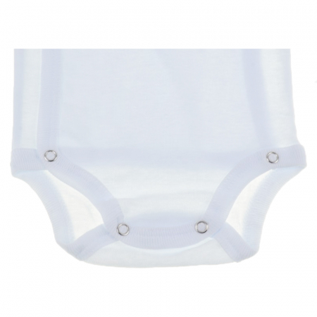 Body cu maneca scurta pentru baieti Pifou Model 10 300, Alb [1]