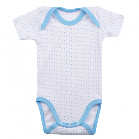 Body-uri baieti - Body cu maneca scurta pentru baieti Pifou Model6B-A-50-cm, Alb