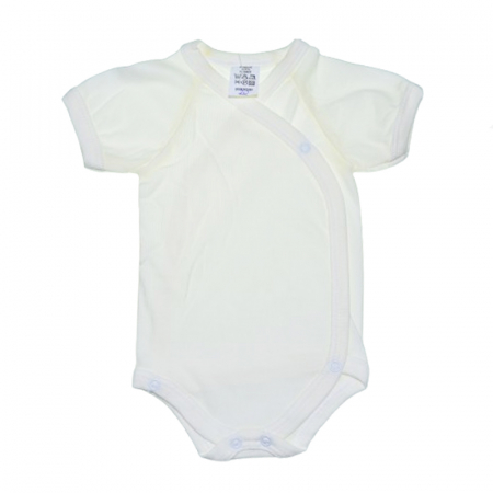 Îmbrăcăminte fete - Body cu maneca scurta pentru bebelusi Mini Junior 562058-1, Crem