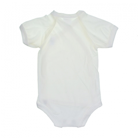Body cu maneca scurta pentru bebelusi Mini Junior 562058-1, Crem [3]