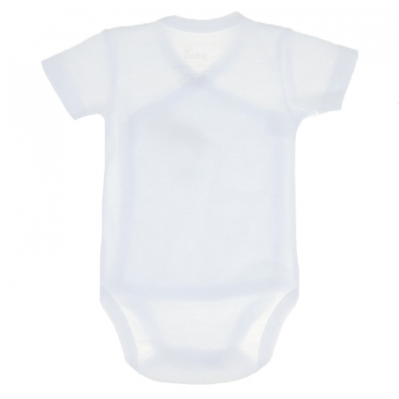 Body cu maneca scurta pentru copii Pifou Model 10 MS10-A-1-54-58-cm, Alb [2]