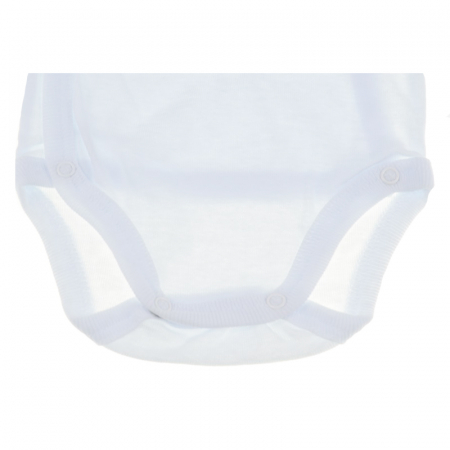Body cu maneca scurta pentru copii Pifou Model 10 MS10-A-1-54-58-cm, Alb [1]