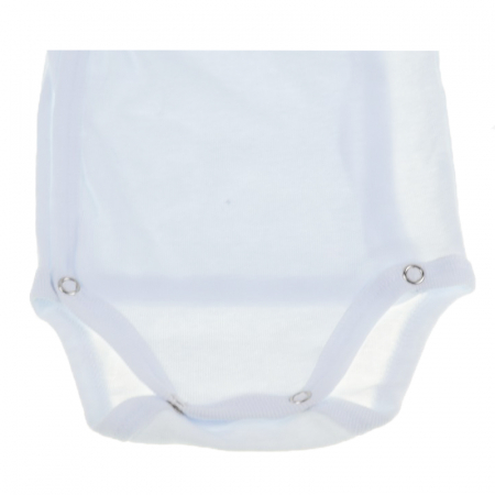 Body cu maneca scurta pentru copii Pifou Model 10 MS10-A5-54-58-cm, Alb [2]