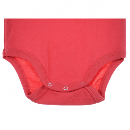 Body cu maneca scurta pentru copii Pifou Model 6 MS6RO-86-89-cm, Rosu [1]