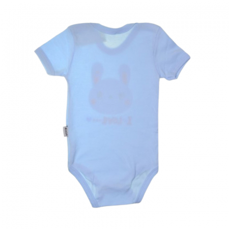 Body cu maneca scurta, pentru copii, Mini Junior 2119ILA, Albastru [2]