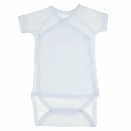 Body-uri baieti - Body cu maneca scurta pentru copii Mini Junior BMJ1-68-cm, Alb