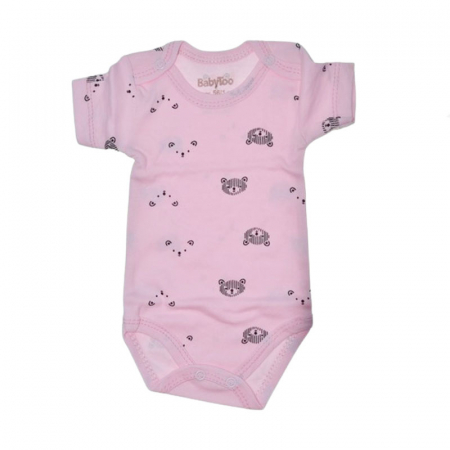 Îmbrăcăminte fete - Body cu maneca scurta pentru fete BabyToo BDYMJ-07