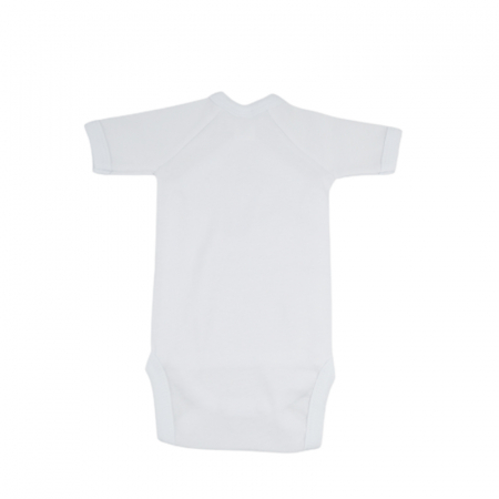 Body cu maneca scurta pentru fete Mini Bimbi BB4-48, Alb [1]