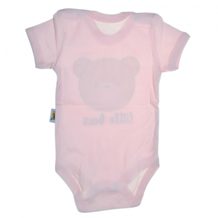Body cu maneca scurta, pentru fete, Mini Junior 2118UR, Roz [1]