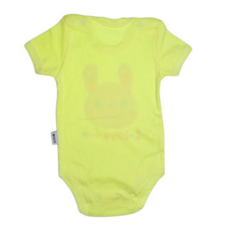 Body cu maneca scurta, pentru fete, Mini Junior 2119ILG, Galben [1]