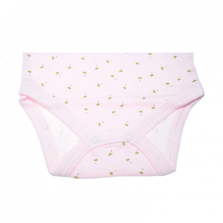 Body cu maneca scurta pentru fete Mini Junior 2605TK, Roz [3]