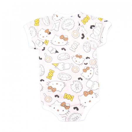 Body cu maneca scurta pentru fete Mini Junior BDY4, Roz [1]