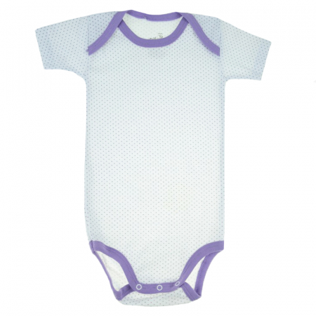 Îmbrăcăminte fete - Body cu maneca scurta pentru fete Pifou Model 6 MS6M-82-88-cm, Alb