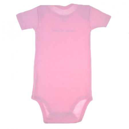 Body cu maneca scurta pentru fete Pifou Model 6 MS6RZ-89-92-cm, Roz [2]