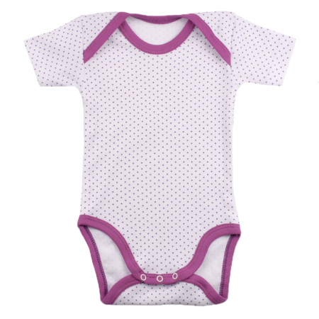 Îmbrăcăminte fete - Body cu maneca scurta pentru fete Pifou Model6B-M-56-cm, Alb