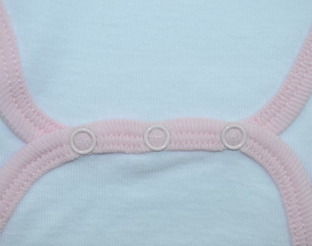 Body cu maneca scurta pentru fete Sun City Bambi AQE0597A-86-cm, Alb [2]