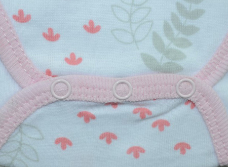 Body cu maneca scurta pentru fete Sun City Bambi AQE0597R-86-cm, Roz [2]