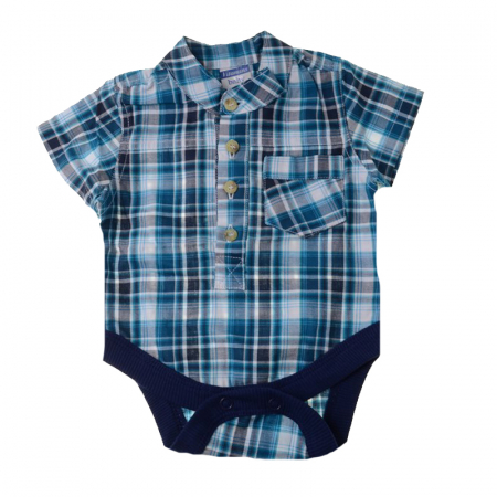 Body-uri baieti - Body elegant pentru baieti Vitamins Baby KSL-202C-56-cm, Albastru