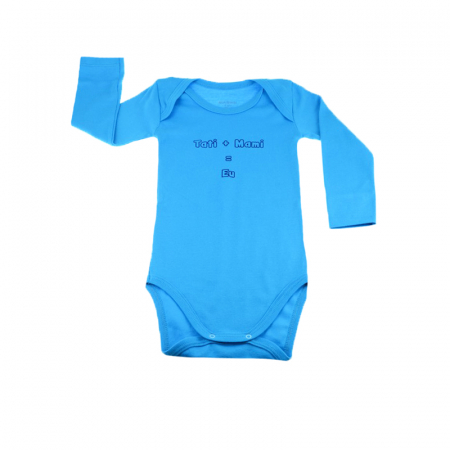 Body-uri baieti - Body cu maneca lunga pentru baieti Mini Bimbi BMB-08AL-92-cm, Albastru
